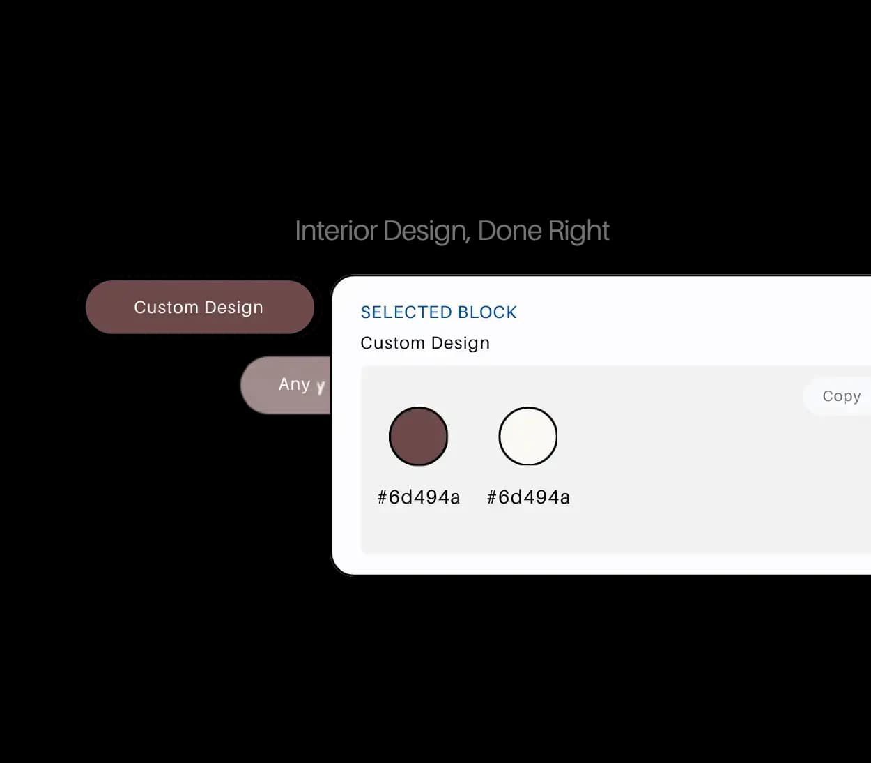 Keep Mates design details panel for saved colors, fonts, and style references